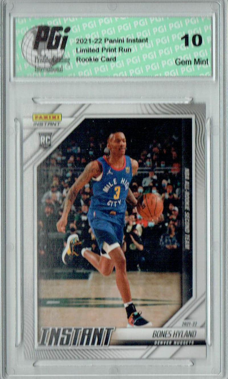 Bones Hyland 2021 Panini Instant #269 All Rookie Team 1/647 Rookie Card PGI 10