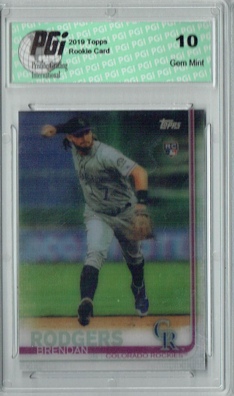 Brendan Rodgers 2019 Topps 3D #US299 Only 540 Made! Rookie Card PGI 10