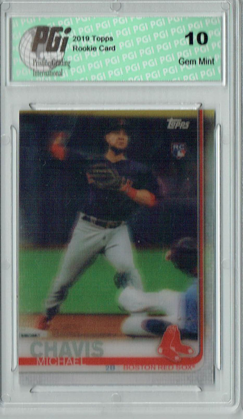 Michael Chavis 2019 Topps 3D #US170 Only 540 Made! Rookie Card PGI 10