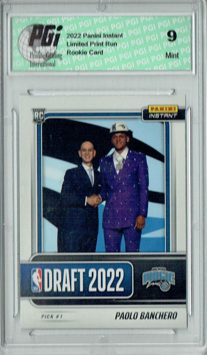 PGI 9 Paolo Banchero 2022 Panini Instant #DN1  Draft Night 1/1690 Rookie Card