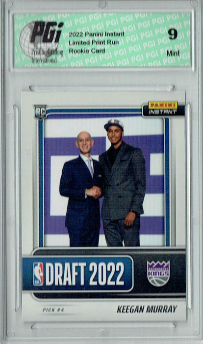 PGI 9 Keegan Murray 2022 Panini Instant #DN4 Draft Night 1/1548 Rookie Card