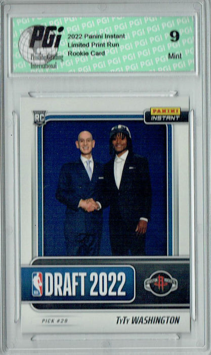 PGI 9 TyTy Washington 2022 Panini Instant #DN23  Draft Night 1/643 Rookie Card