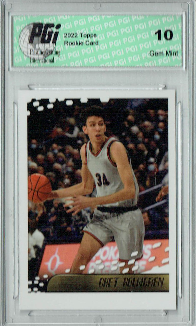 Chet Holmgren 2022 Topps X #C8 SP Rookie Card PGI 10