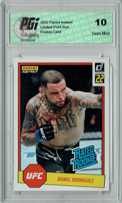 Daniel Rodriguez 2022 Panini Instant #RR11 UFC 1/492 Rated Rookie Card PGI 10