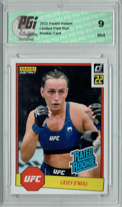 PGI 9 Casey O'Neill 2022 Panini Instant #RR9 UFC 1/492 Rated Rookie Card