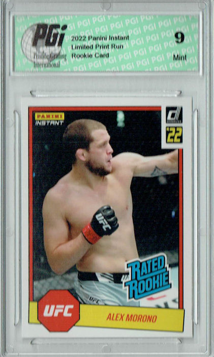 PGI 9 Alex Morono 2022 Panini Instant #RR3 UFC 1/492 Rated Rookie Card