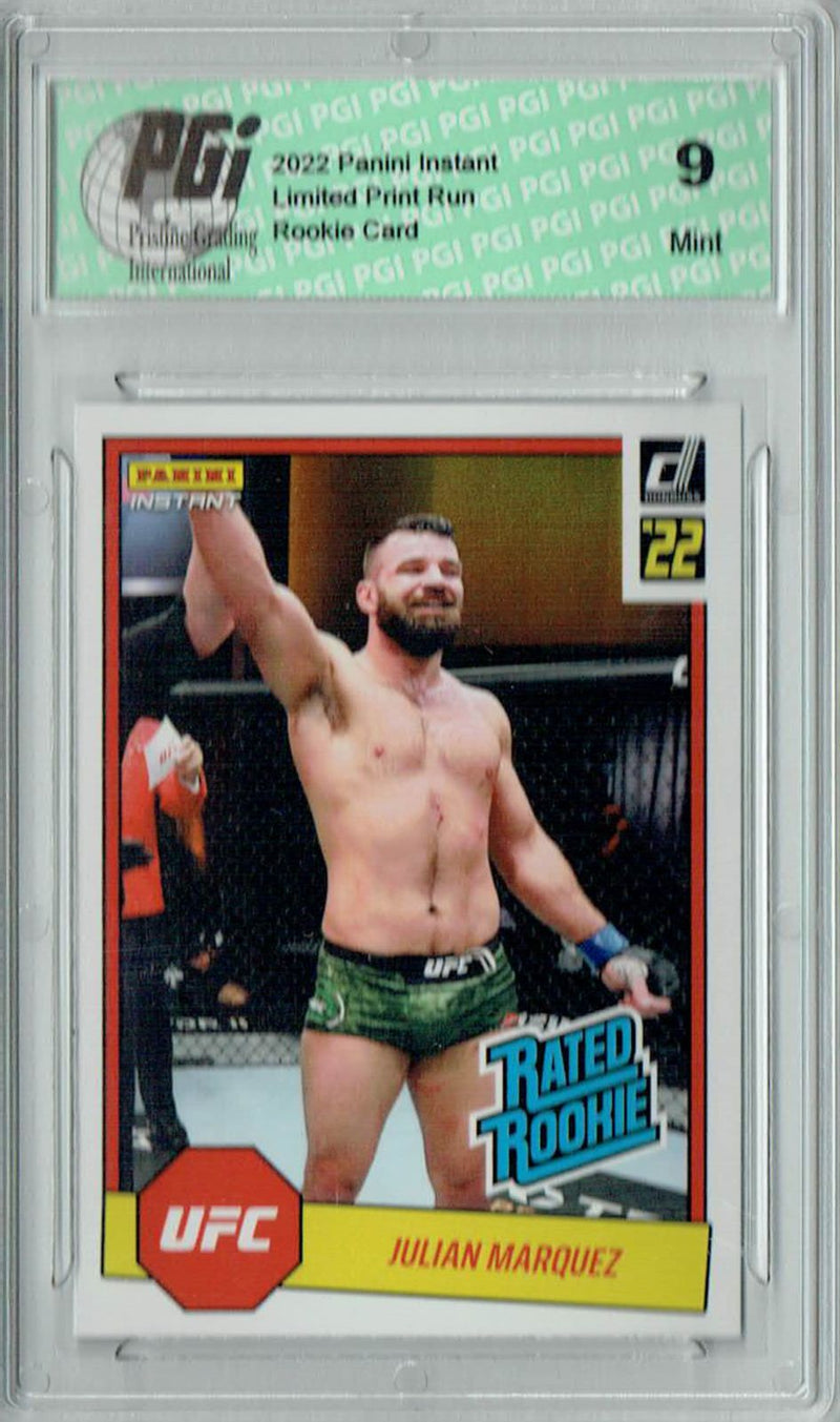 PGI 9 Julian Marquez 2022 Panini Instant #RR19 UFC 1/492 Rated Rookie Card