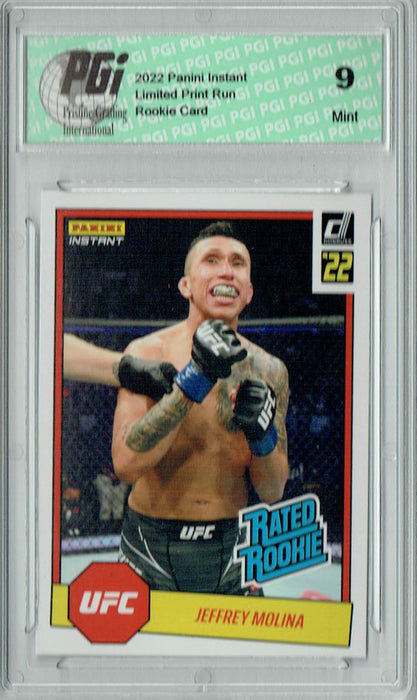 PGI 9 Jeffrey Molina19  2022 Panini Instant #RR18 UFC 1/492 Rated Rookie Card