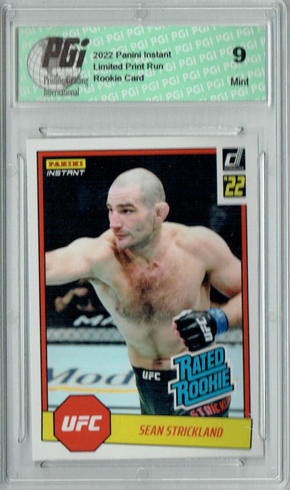 PGI 9 Sean Strickland 2022 Panini Instant #RR29 UFC 1/492 Rated Rookie Card