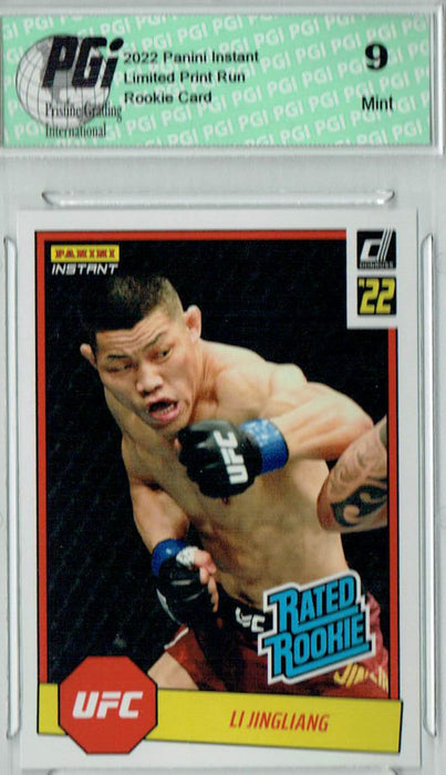 PGI 9 Li Jianlang 2022 Panini Instant #RR21 UFC 1/492 Rated Rookie Card