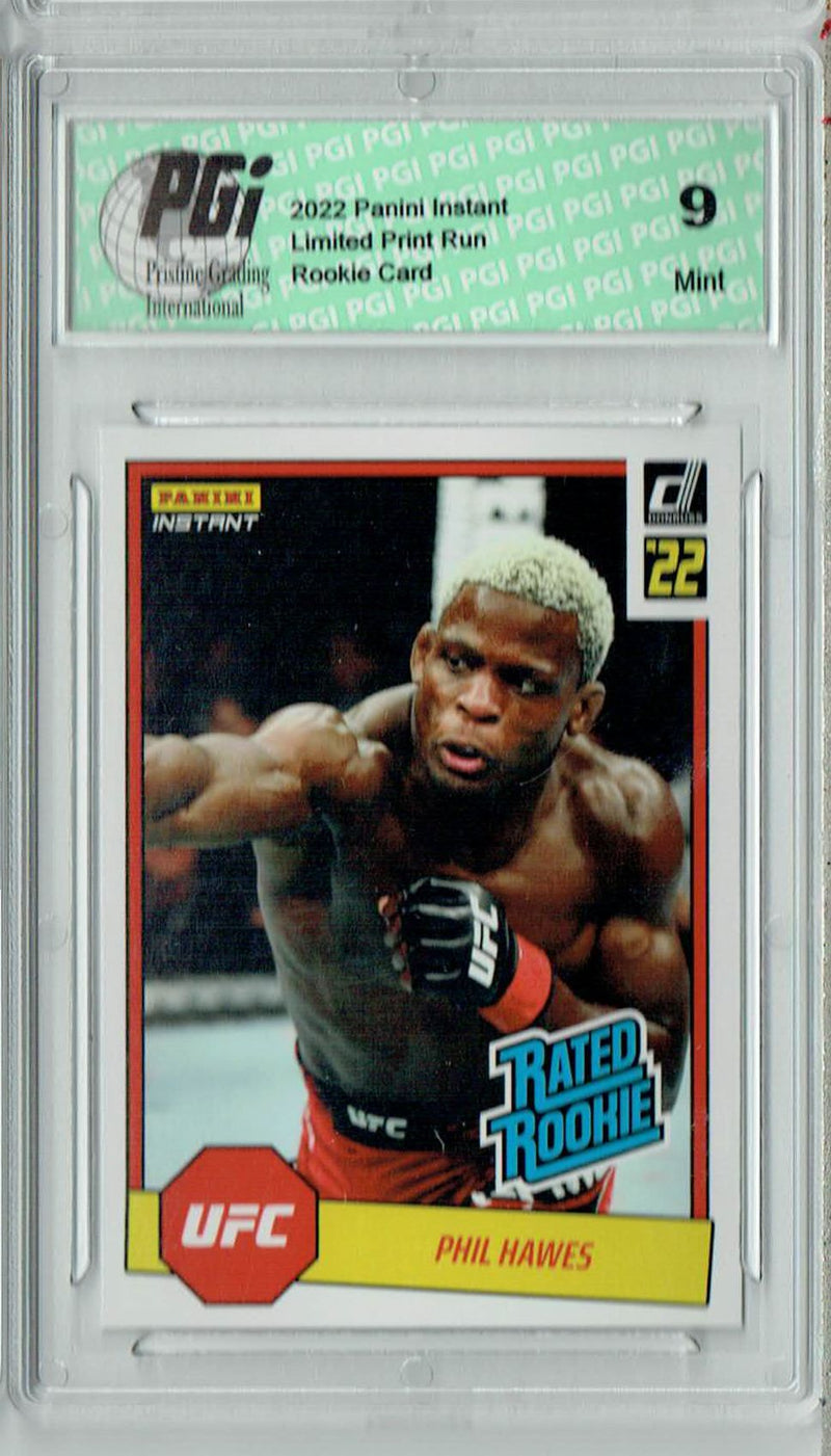 PGI 9 Phil Hawes 2022 Panini Instant #RR26 UFC 1/492 Rated Rookie Card