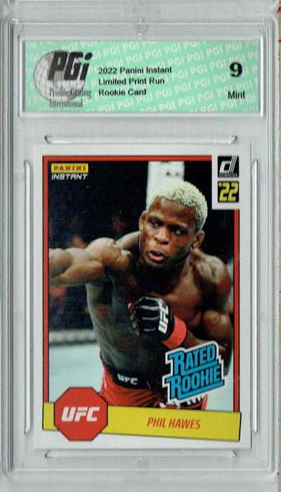 PGI 9 Phil Hawes 2022 Panini Instant #RR26 UFC 1/492 Rated Rookie Card