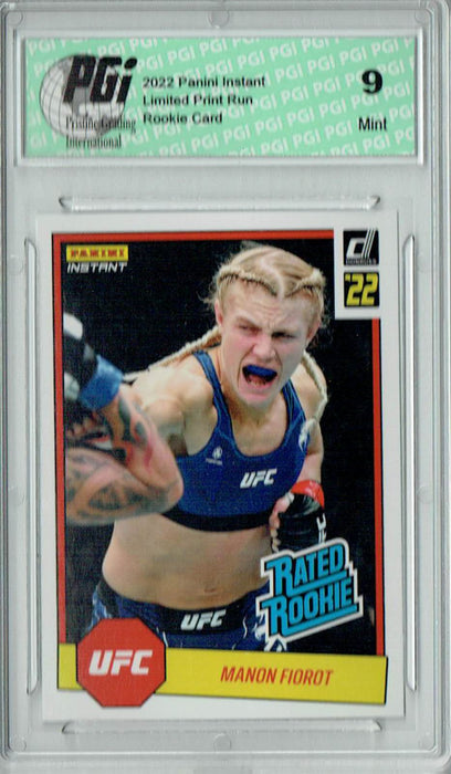 PGI 9 Manon Fiorot 2022 Panini Instant #RR22 UFC 1/492 Rated Rookie Card