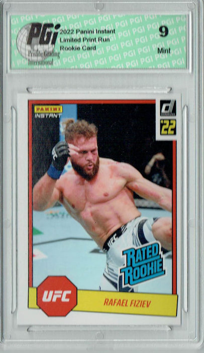 PGI 9 Rafael Fiziev 2022 Panini Instant #RR27 UFC 1/492 Rated Rookie Card