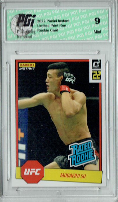 PGI 9 Mudaerji Su 2022 Panini Instant #RR32 UFC 1/492 Rated Rookie Card