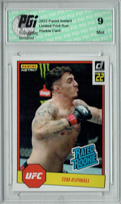 PGI 9 Tom Aspinall 2022 Panini Instant #RR34 UFC 1/492 Rated Rookie Card