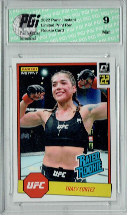 PGI 9 Tracy Cortez 2022 Panini Instant #RR35 UFC 1/492 Rated Rookie Card