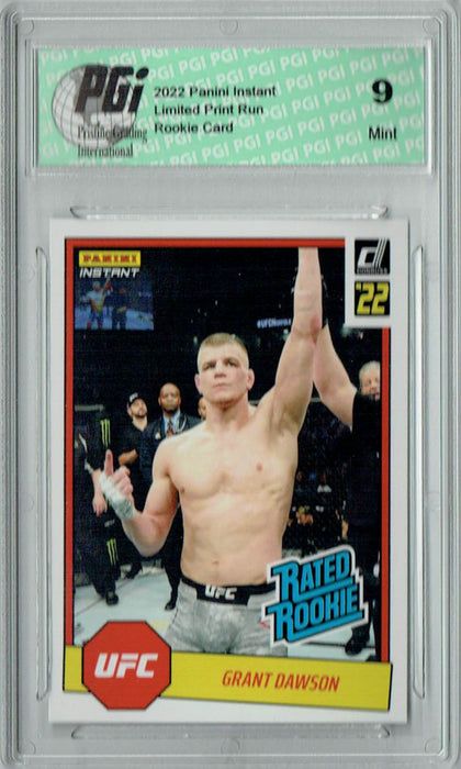 PGI 9 Grant Dawson 2022 Panini Instant #RR14 UFC 1/492 Rated Rookie Card