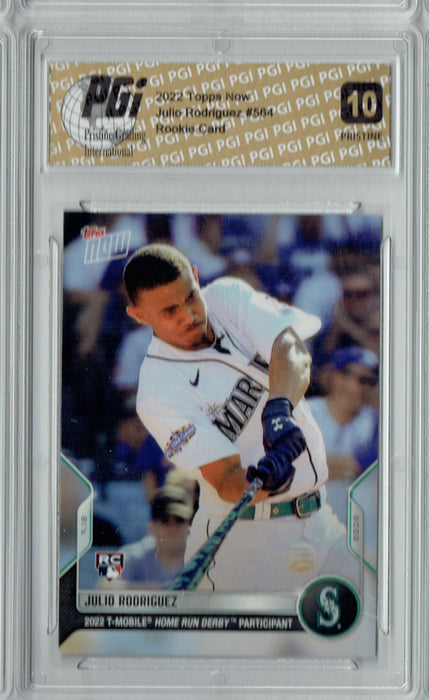 Julio Rodriguez 2022 Topps Now #564 PRISTINE Rookie Card PGI 10