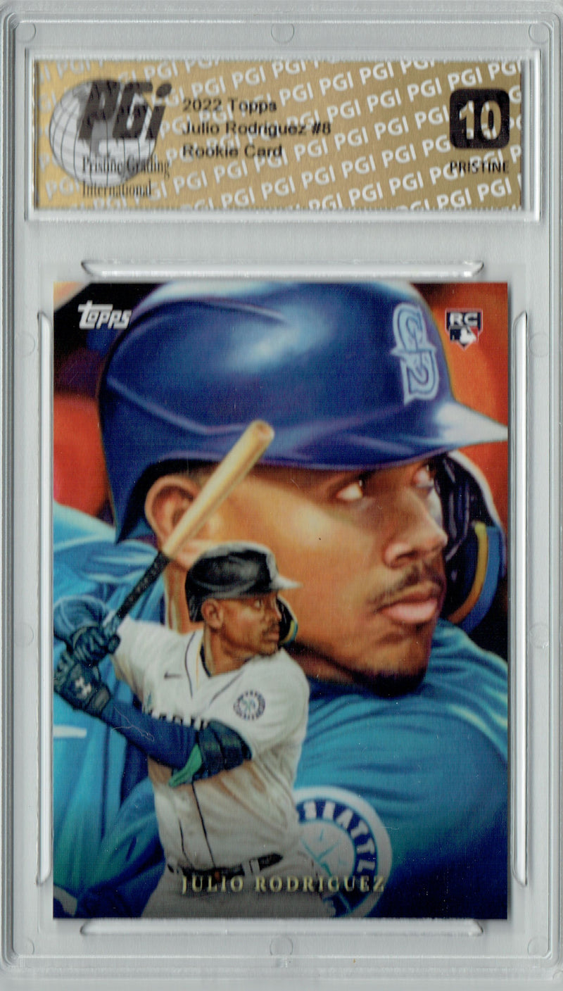 Julio Rodriguez 2022 Topps Game Within The Game #8 PRISTINE Rookie Card PGI 10