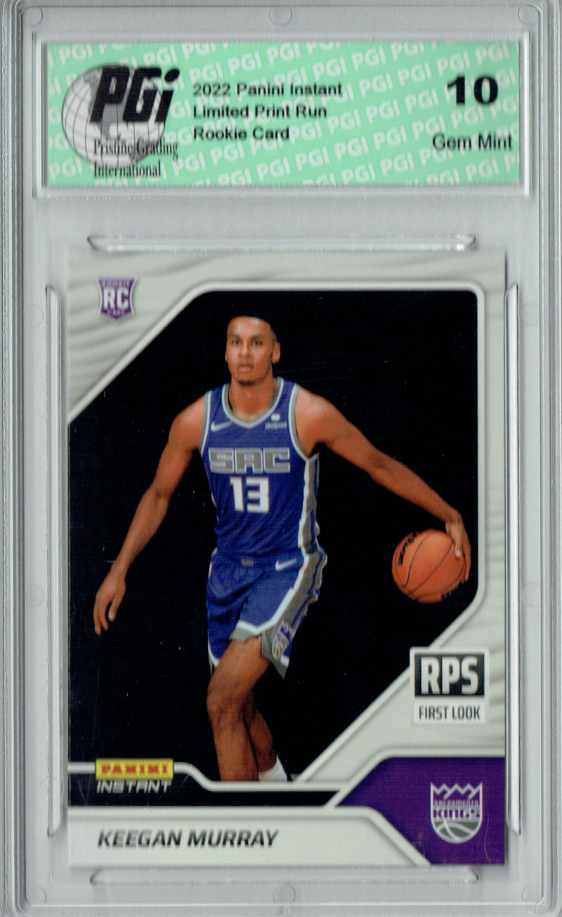 Keegan Murray  2022 Panini Instant #RPS-4 First Look 1/1817 Rookie Card PGI 10