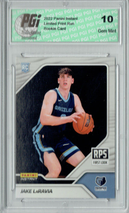 Jake LaRavia  2022 Panini Instant #RPS-17  First Look 1/1199 Rookie Card PGI 10