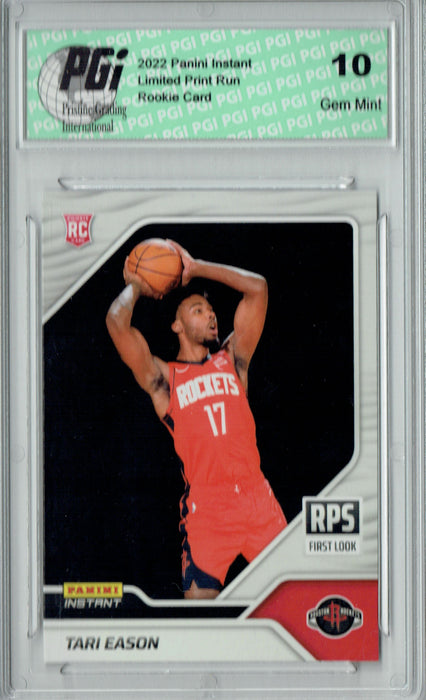 Tari Eason  2022 Panini Instant #RPS-15 First Look 1 of 1199 Rookie Card PGI 10