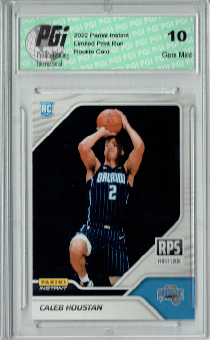 Caleb Houstan 2022 Panini Instant #RPS-29 First Look 1/1199 Rookie Card PGI 10