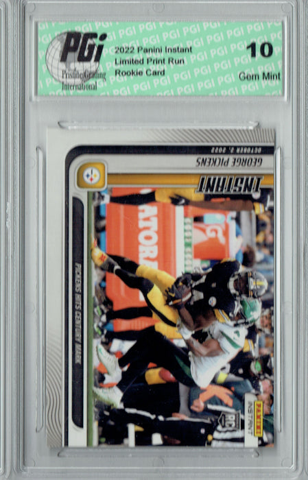 George Pickens 2022 Panini Instant #38 Only 228 Made! Rookie Card PGI 10