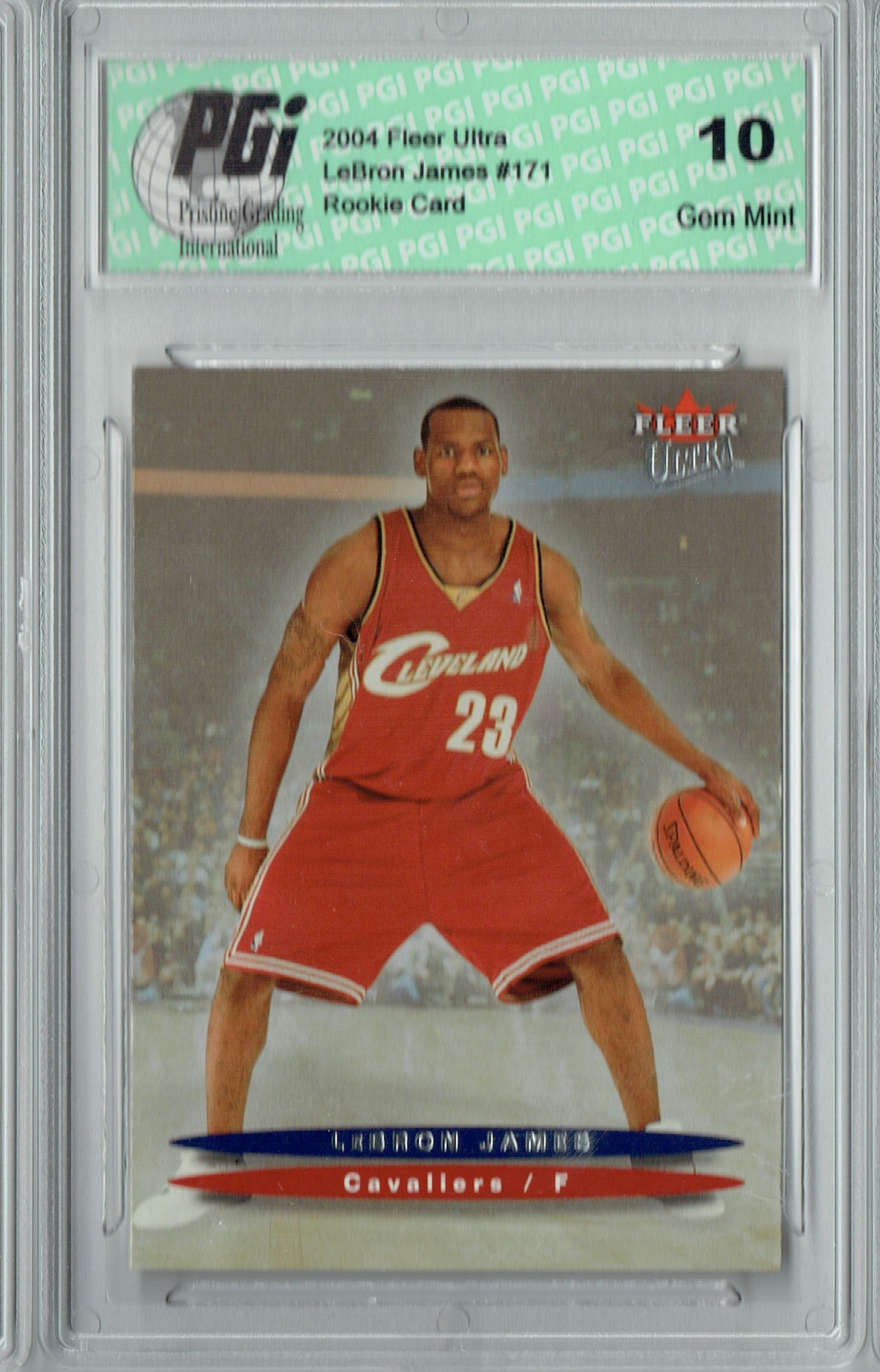 レブロン・ジェームズルーキーカードFLEER ULTRA GEM10