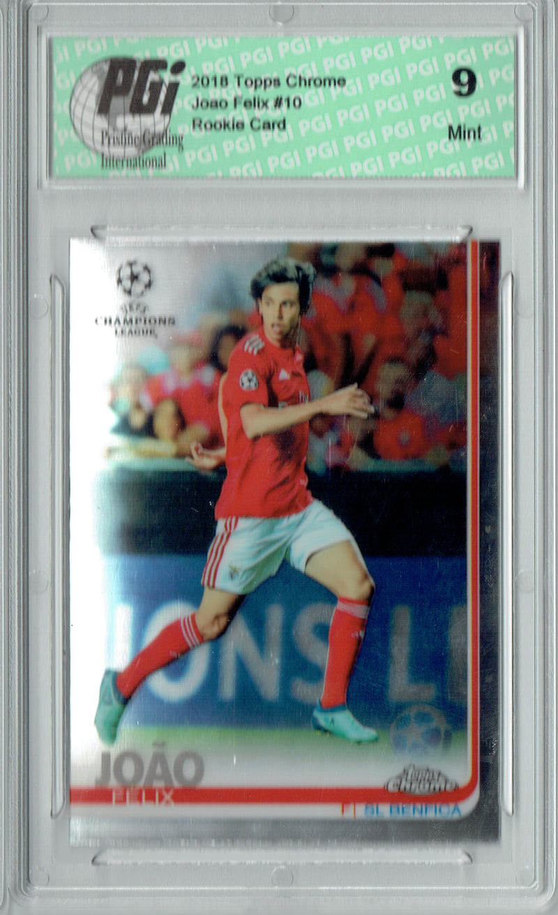 PGI 9 Joao Felix 2018 Topps Chrome #10 Rookie Card