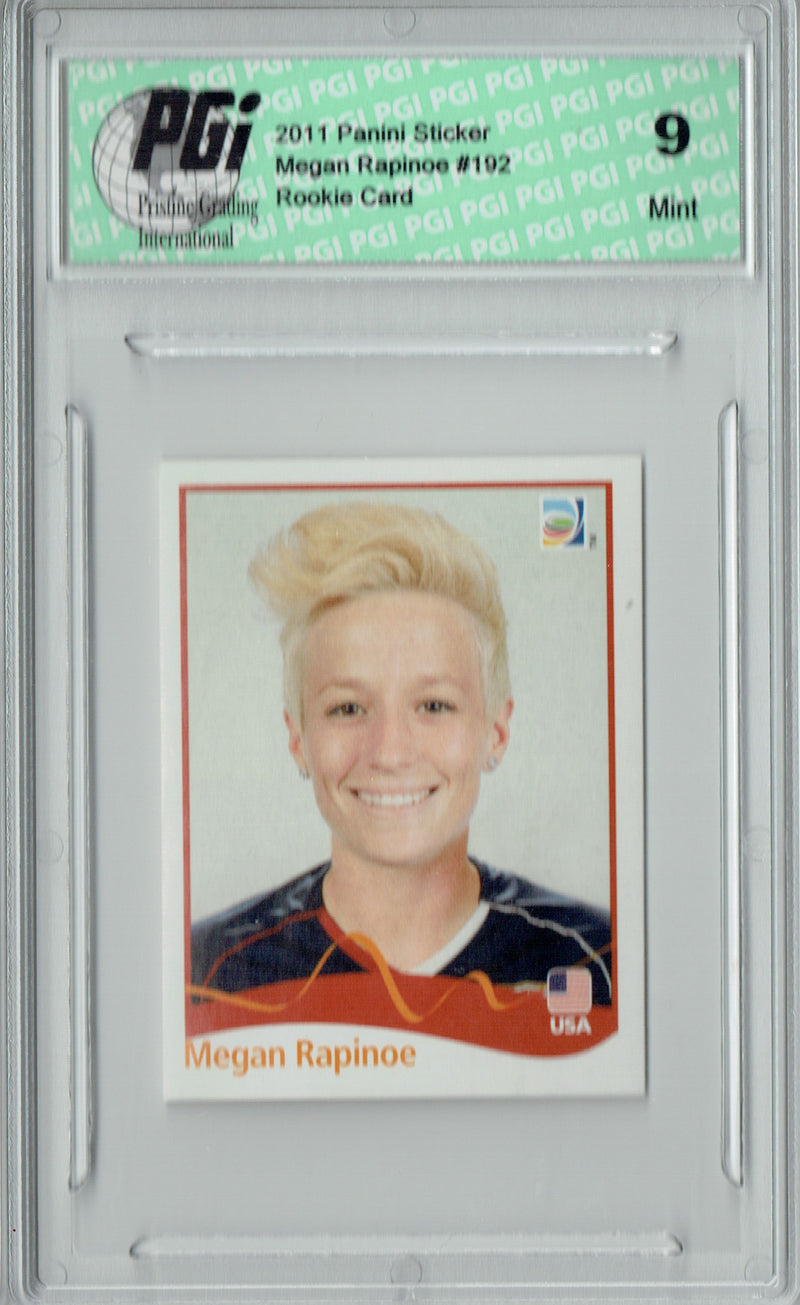 PGI 9 Megan Rapinoe 2011 Panini #192 Germany USA World Cup Rare Rookie Card