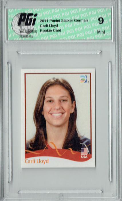 PGI 9 Carli Loyd 2011 Panini #NNO REWE Germany World Cup Rare Rookie Card