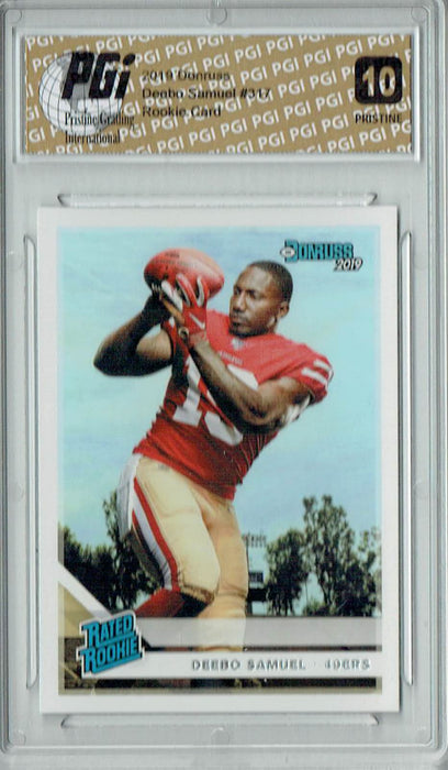 Deebo Samuel 2019 Donruss #317 PRISTINE Rookie Card PGI 10