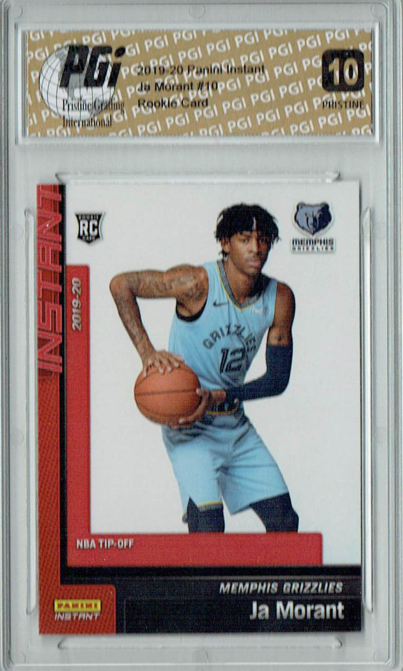 Ja Morant 2019-20 Panini Instant #10 PRISTINE Rookie Card PGI 10