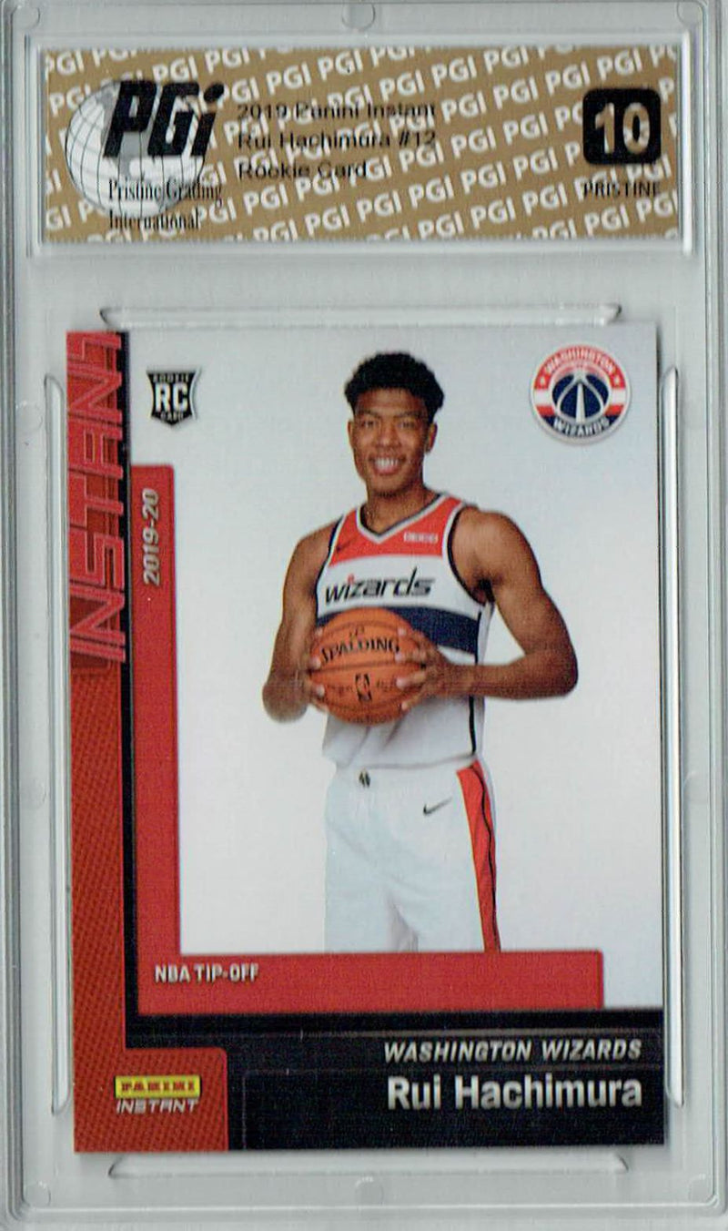 Rui Hachimura 2019-20 Panini Instant #12 PRISTINE Rookie Card PGI 10