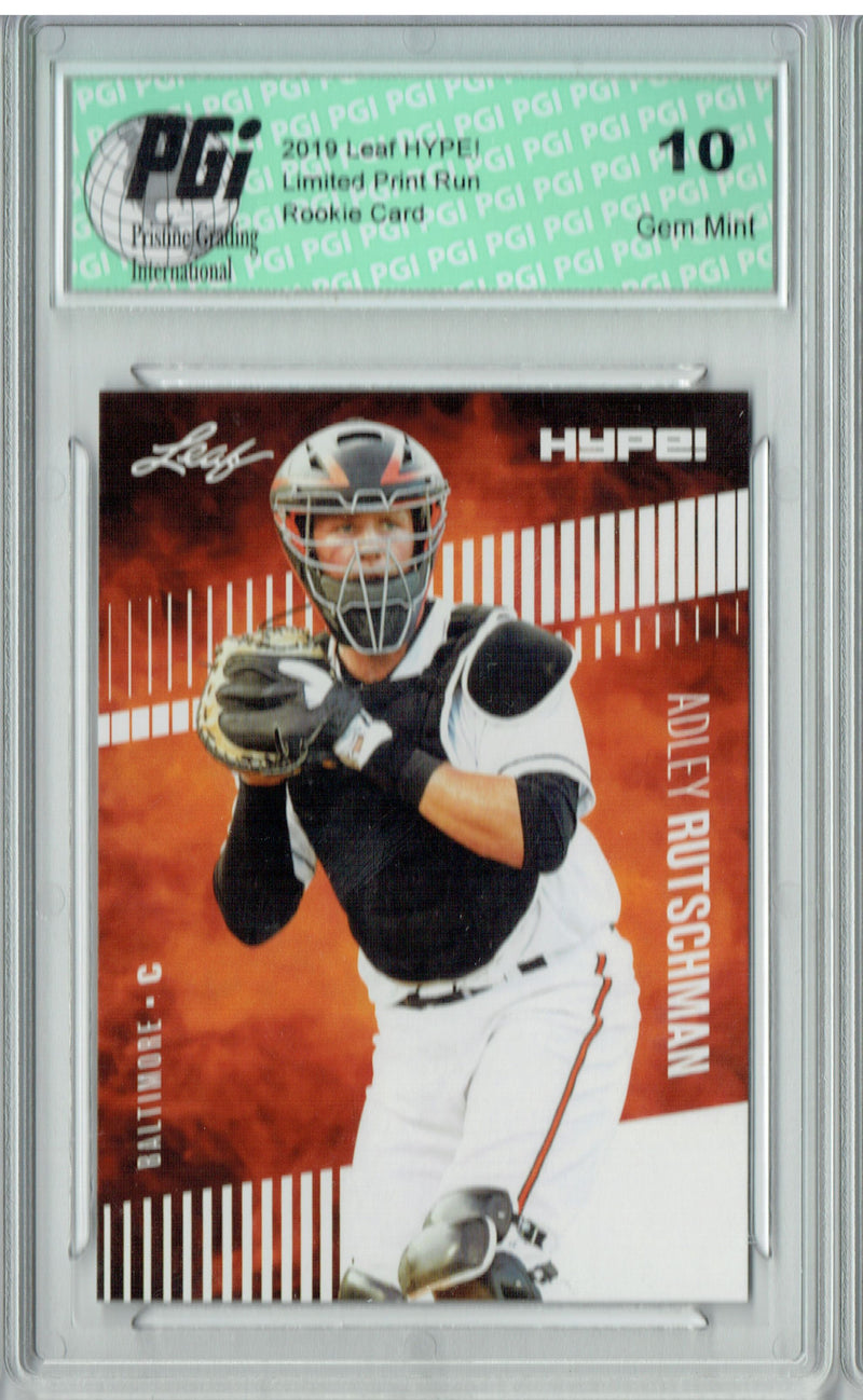 Adley Rutschman 2019 Leaf HYPE #24 Only 5000 Made Rookie Card PGI 10