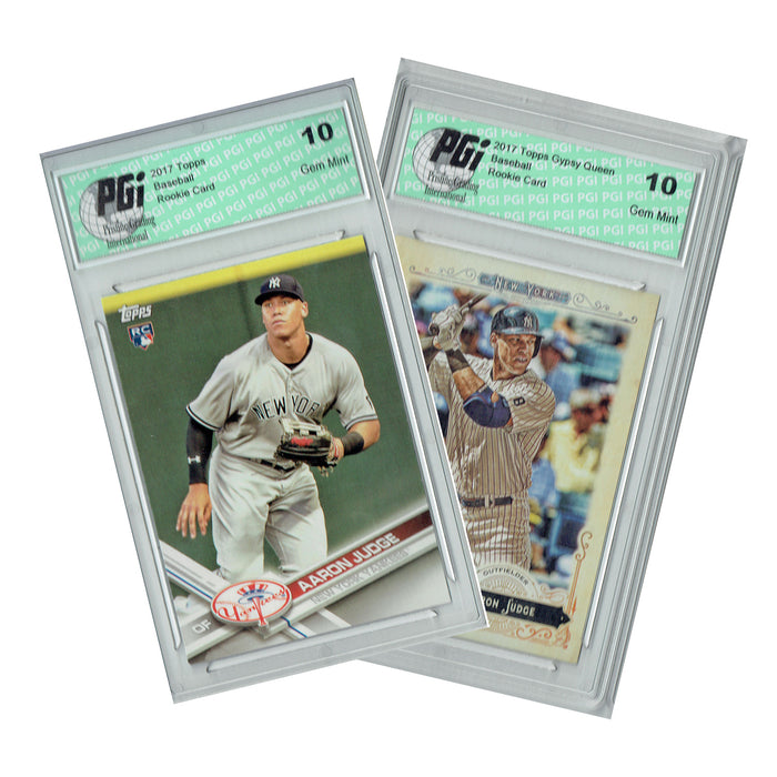 Aaron Judge 2017 Topps #NYY-16 Yankees / Gypsy Queen Rookie Cards PGI 10