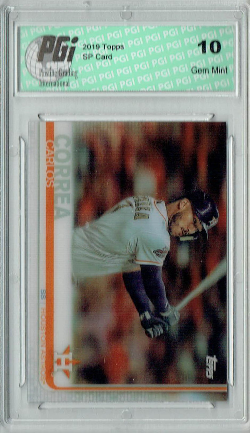 Carlos Correa 2019 Topps 3D #32 Only 540 Made Rare Trading Card PGI 10