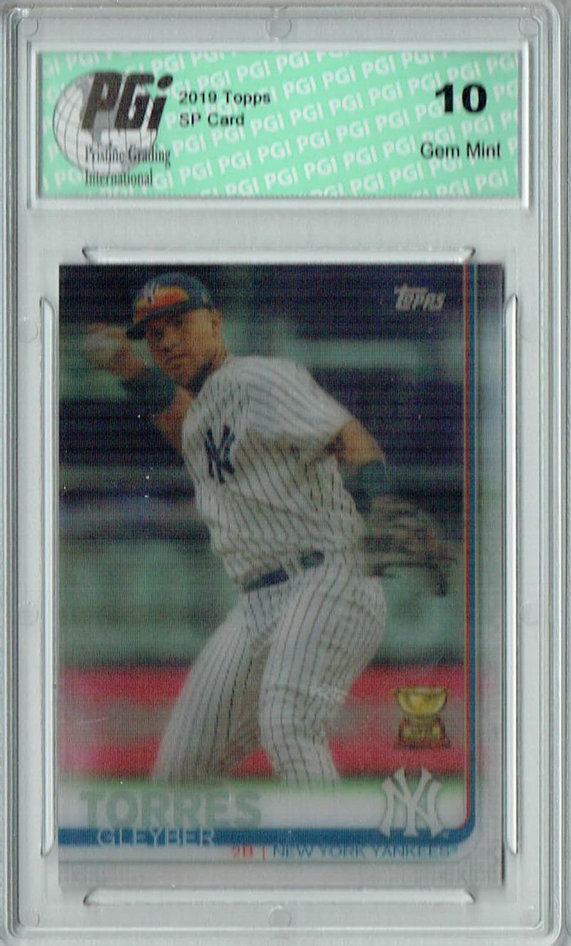 Gleyber Torres 2019 Topps 3D #7 Only 540 Made Rare Trading Card PGI 10