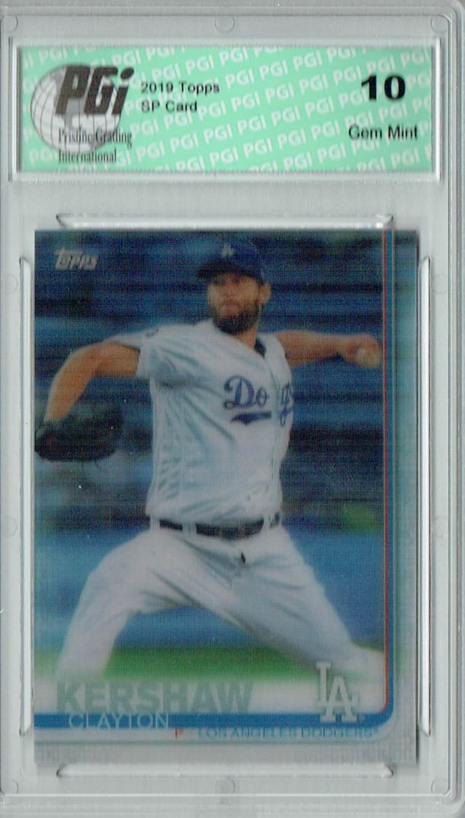 2019 Topps Postseason Performance Relics PPRCK Clayton Kershaw Jersey 91/99  - Sportsnut Cards