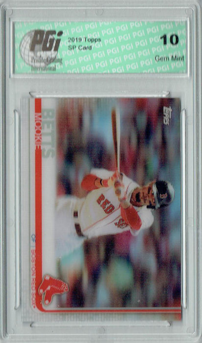 Mookie Betts 2019 Topps 3D #50 Only 540 Made Rare Trading Card PGI 10