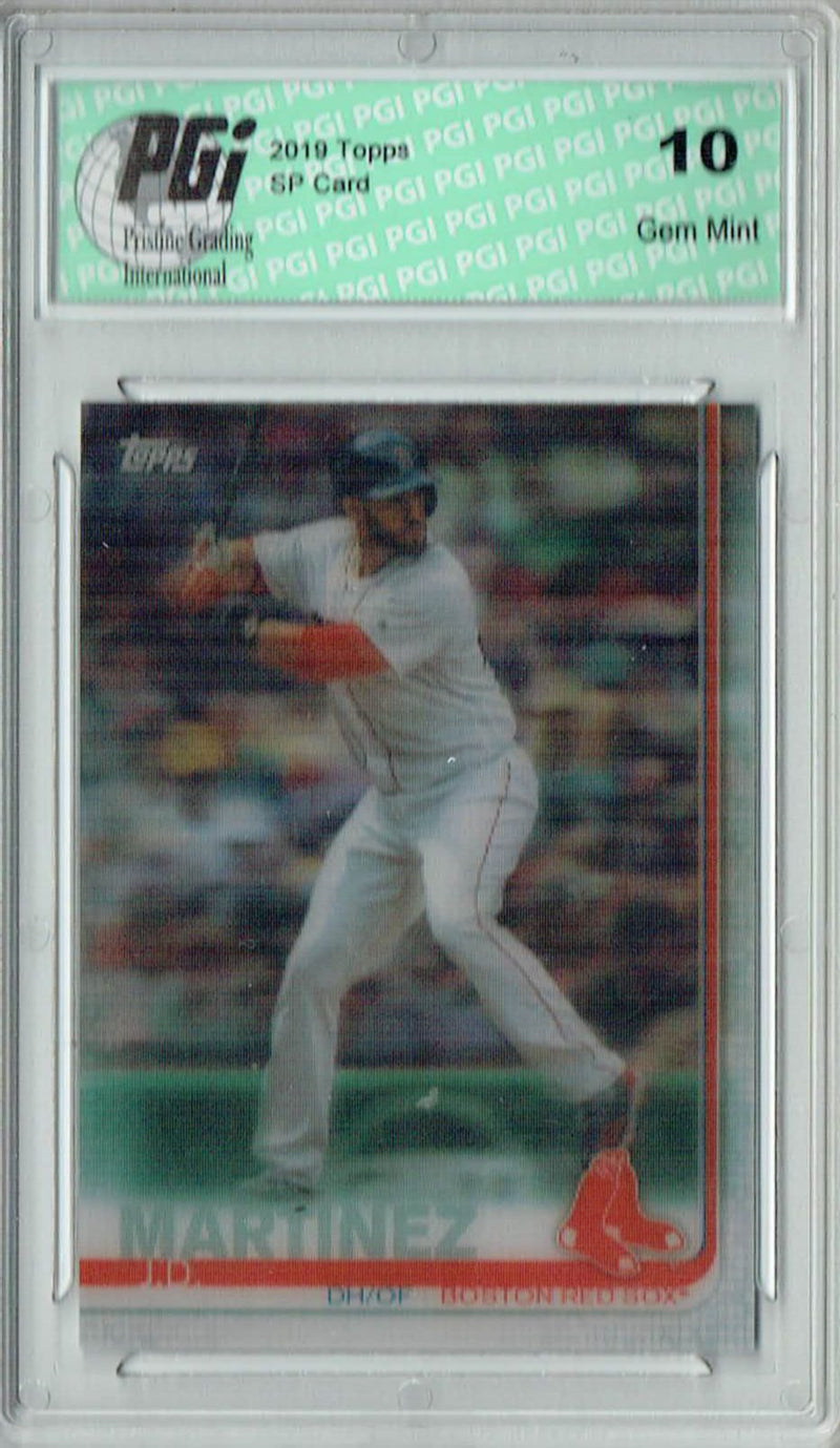 J.D. Martinez 2019 Topps 3D #77 Only 540 Made Rare Trading Card PGI 10