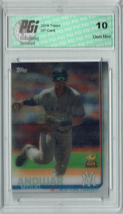 Miguel Andujar 2019 Topps 3D #132 Only 540 Made Rare Trading Card PGI 10