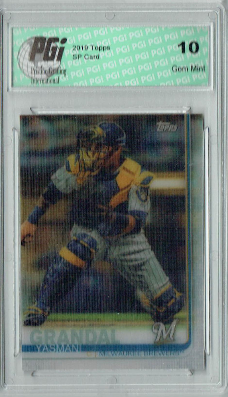 Yasmani Grandal 2019 Topps 3D #US224 Only 540 Made Rare Trading Card PGI 10