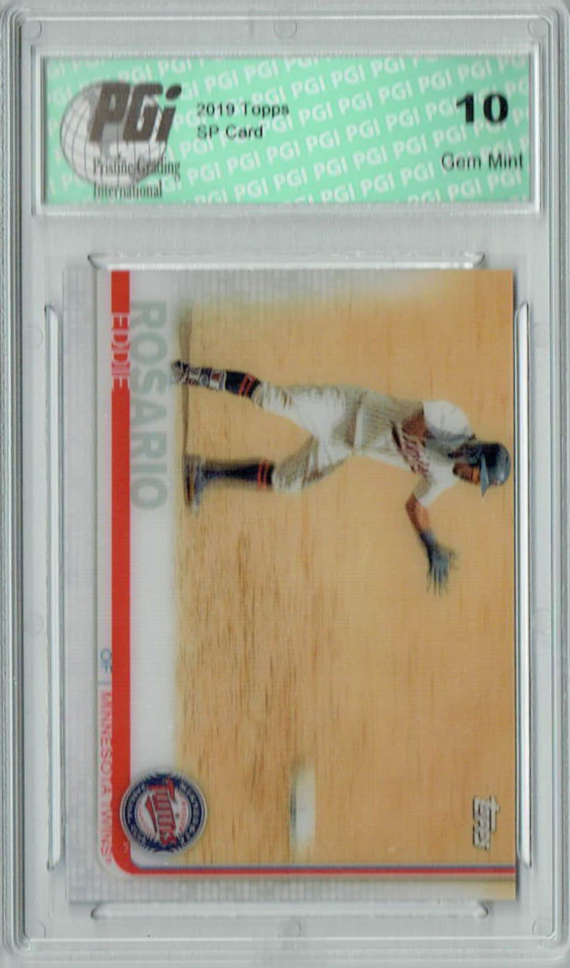 Eddie Rosario 2019 Topps 3D #258 Only 540 Made Rare Trading Card PGI 10