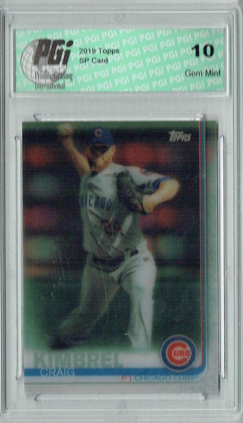 Craig Kimbrel 2019 Topps 3D #US269 Only 540 Made Rare Trading Card PGI 10