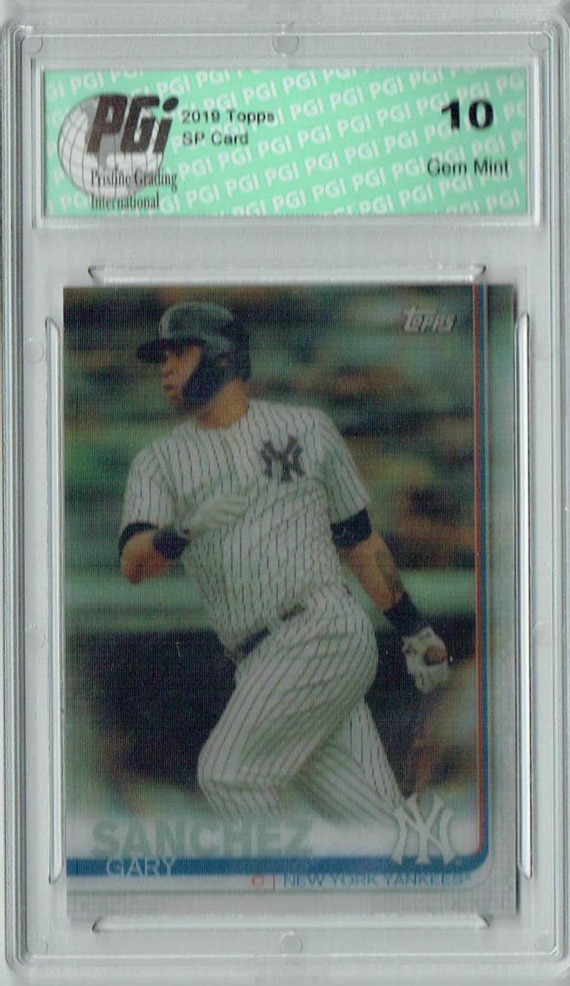 Gary Sanchez 2019 Topps 3D #353 Only 540 Made Rare Trading Card PGI 10