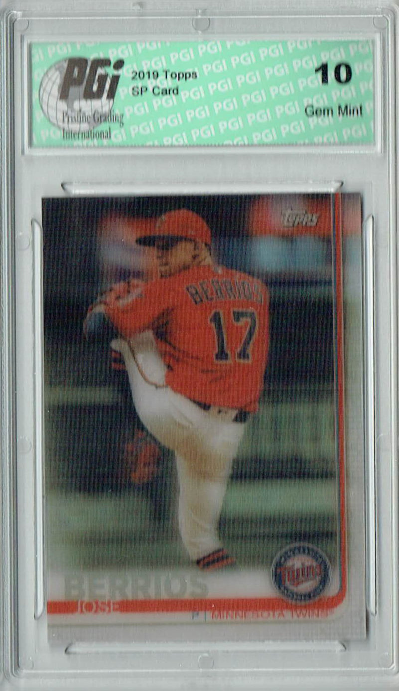Jose Berrios 2019 Topps 3D #302 Only 540 Made Rare Trading Card PGI 10