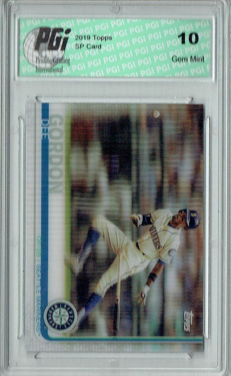 Dee Gordon 2019 Topps 3D #292 Only 540 Made Rare Trading Card PGI 10